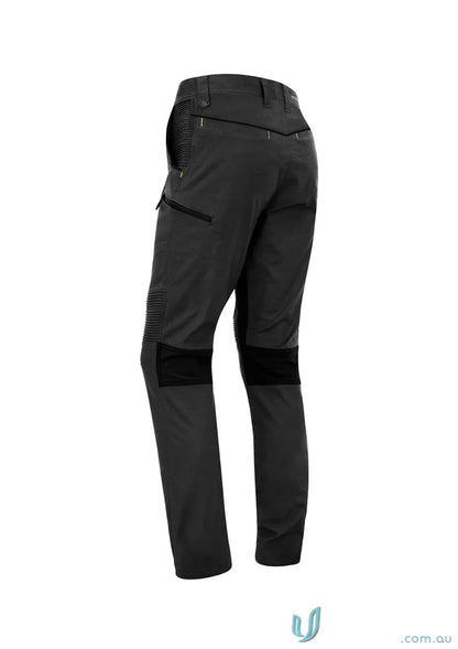Dark gray Syzmik Men’s Streetworx Stretch Pants with knee pads for modern slim fit workwear