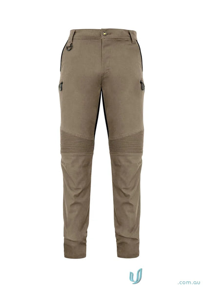 Khaki tactical pants from Syzmik Men’s Streetworx Men’s Stretch Pants Modern Slim Fit