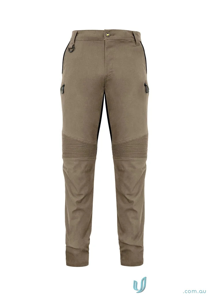 Khaki tactical pants from Syzmik Men’s Streetworx Men’s Stretch Pants Modern Slim Fit