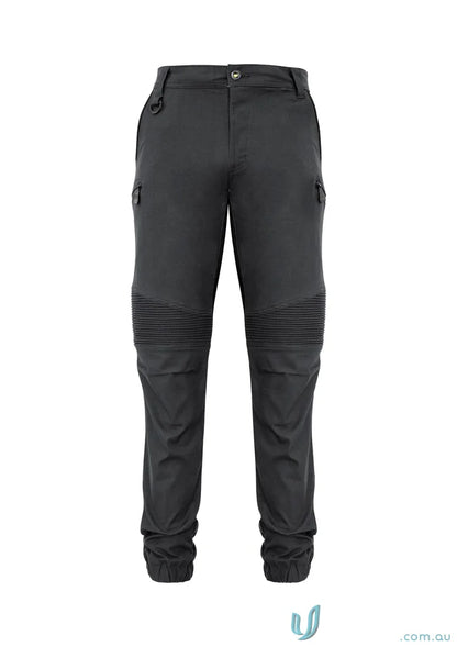 Syzmic Men’s Streetworx Stretch Pant with black cargo style and ribbed knee panels