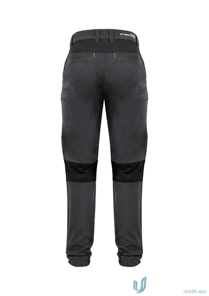 Gray Syzmik Men’s Streetworx Stretch Pant with knee reinforcements and stretch pleating