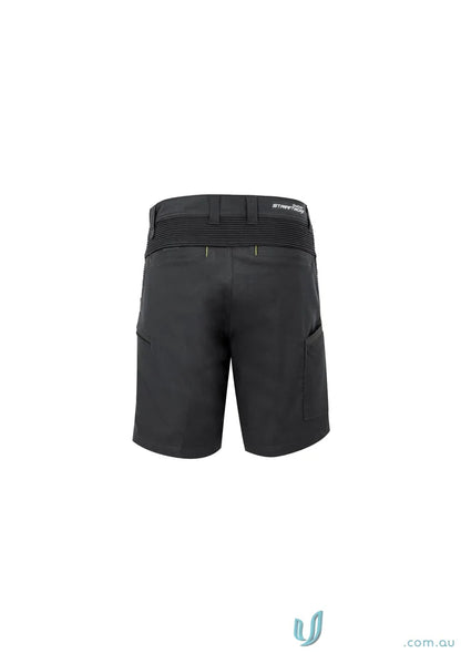 Dark gray Syzmic Streetworx Stretch Shorts with four-way stretch crotch for easy movement