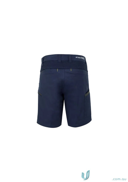 Navy blue Syzmic Streetworx Stretch Shorts with four-way stretch crotch for comfy moves