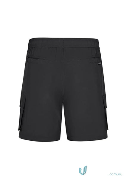 Black cargo shorts from Syzmik Men’s Streetworx Stretch Work Boardshorts for streetwear style