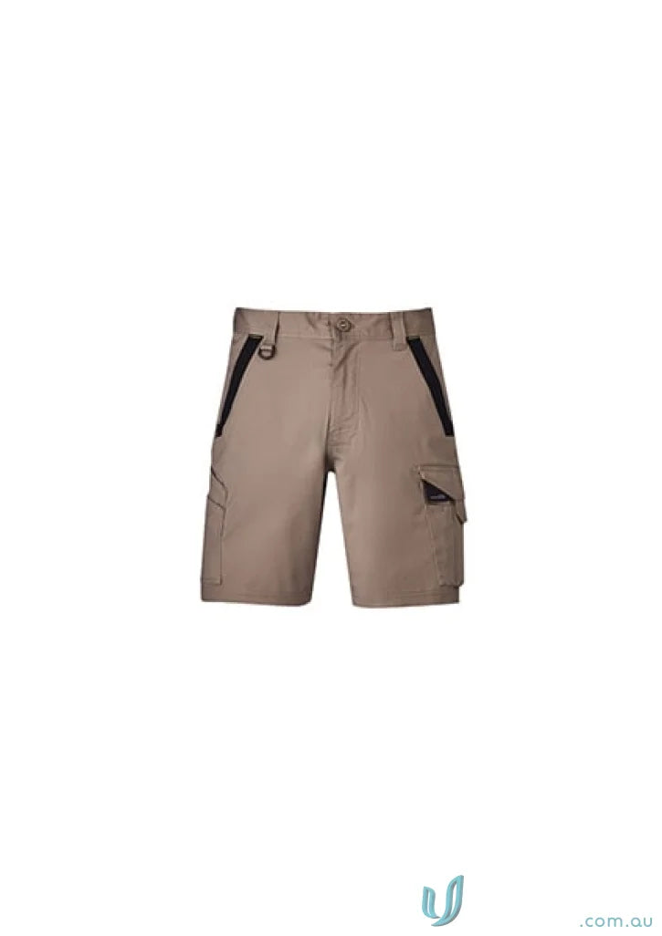 Khaki cargo shorts from Syzmik Men’s Streetworx Tough Shorts ZS550 series