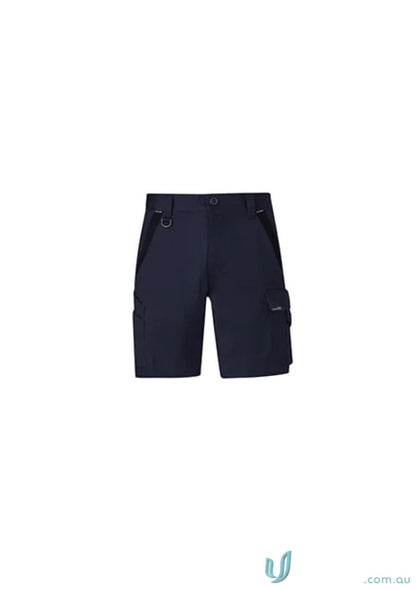 Navy blue Syzmik Men’s Streetworx Tough Shorts for streetwear style and durability