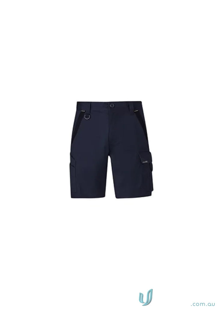 Navy blue Syzmik Men’s Streetworx Tough Shorts for streetwear style and durability