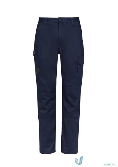 Navy blue Syzmik Men’s Summer Cargo Pant for long summer shifts, stay cool and comfy