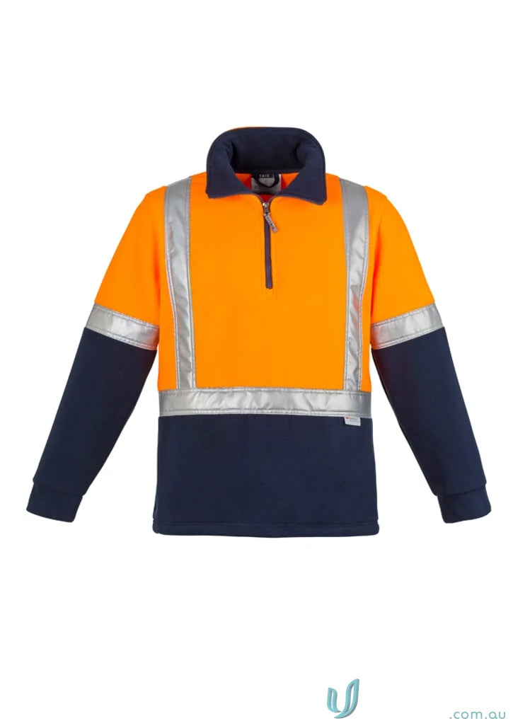 High visibility fleece pullover ZT462 from Syzmik Day/Night collection featuring vis polar fleece
