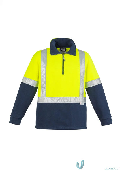 High-visibility fleece pullover ZT462 Syzmik Day/Night with reflective stripes for safety