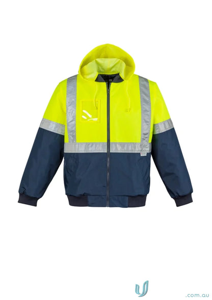 High visibility hooded quilted flying jacket from Syzmik Day Night Quilt collection