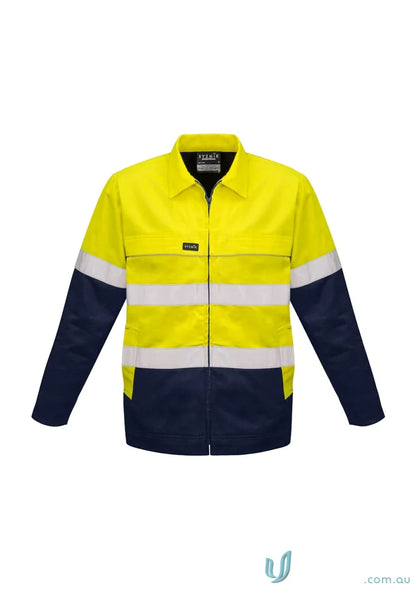 Syzmik HiVis Cotton Drill Jacket with Flannel Lining, ideal drill jacket ZJ590