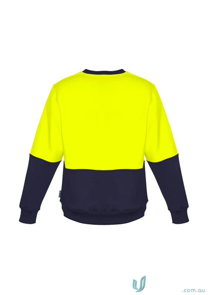 Two-tone safety sweatshirt Syzmik HiVis Crew Sweatshirt perfect for cold conditions