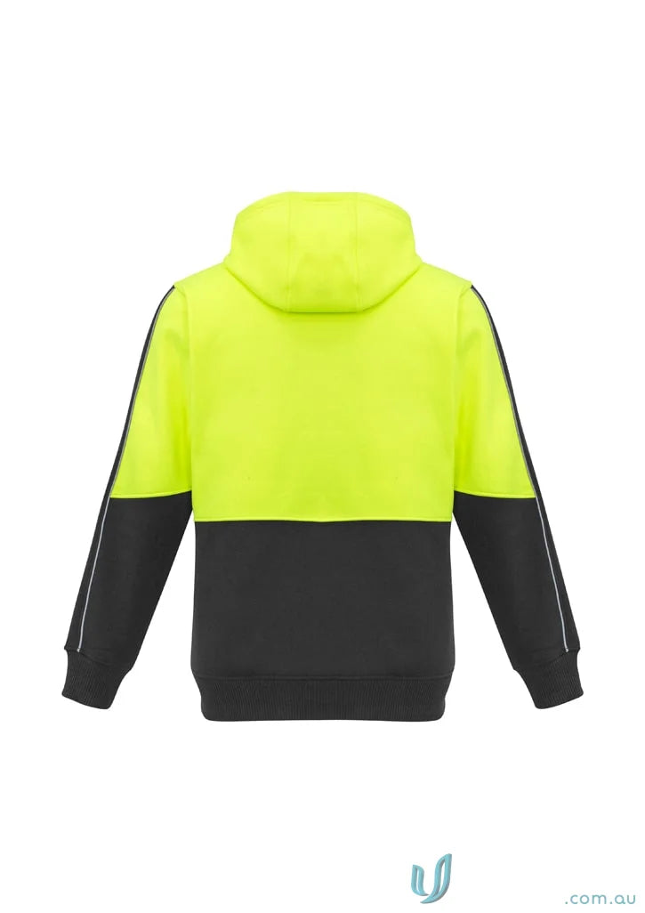 Two-tone zip hoodie ZT485 with mobile phone pocket, stay visible and stylish