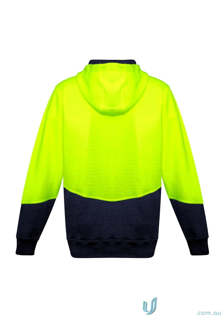 Hi-visibility textured jacquard hoodie from Syzmik unisex collection, model zt477