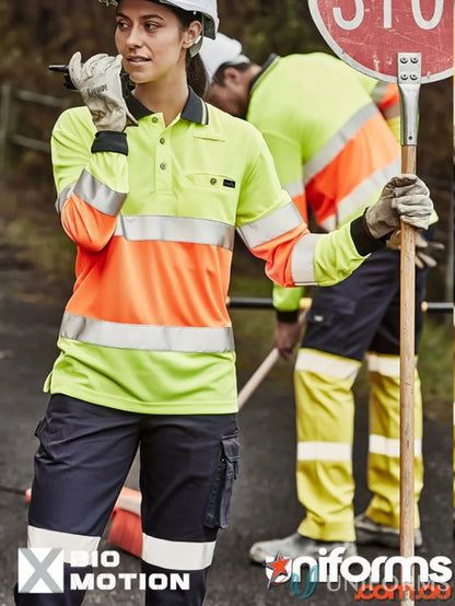 Women’s bio motion taped Syzmik Ladies BIO Motion Taped Pant for high-visibility workwear