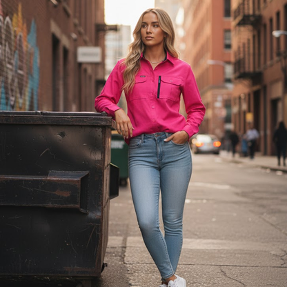 Syzmik Outdoor Ladies LS Shirt