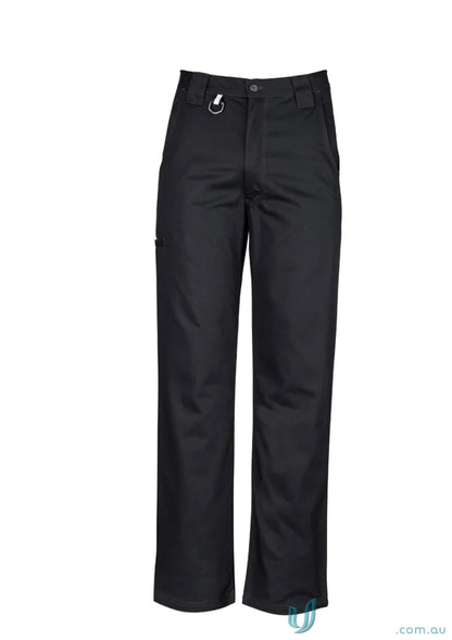 Black work pants from Syzmik Men’s Plain Utility Pants zw002 with wide belt loops