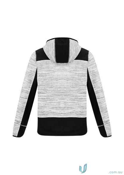 Gray and black Syzmik Streetworx hoodie zt360 reinforced knit hoodie for streetwear style
