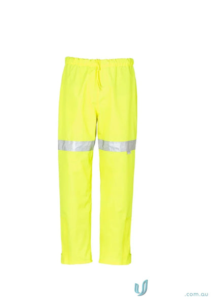 Yellow reflective safety pants for demanding outdoor conditions Syzmik Taped Storm Pant ZJ352