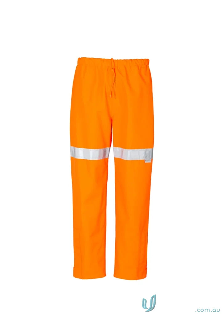 Orange Syzmik Taped Storm Pant ZJ352 with reflective stripes for demanding outdoor conditions