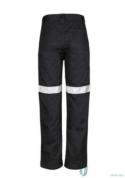 Syzmik Men’s Taped Utility Pant with black work pants and reflective stripes