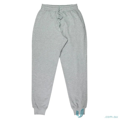 Gray sweatpants in tapered fleece style perfect for kids’ uniforms and workwear