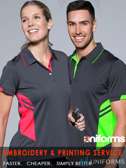 Matching Tasman Polo shirts perfect for uniforms and workwear look ready to go