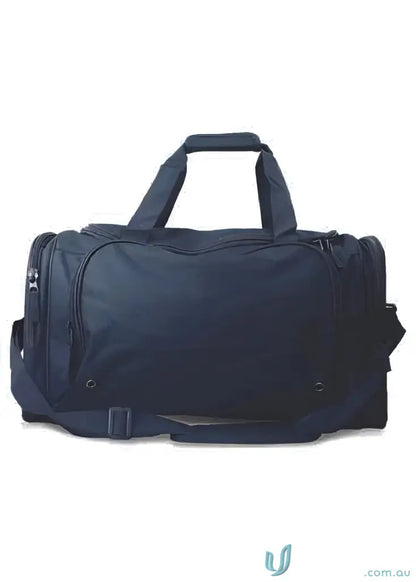 Navy blue Tasman Sports Bag for uniforms and workwear transport