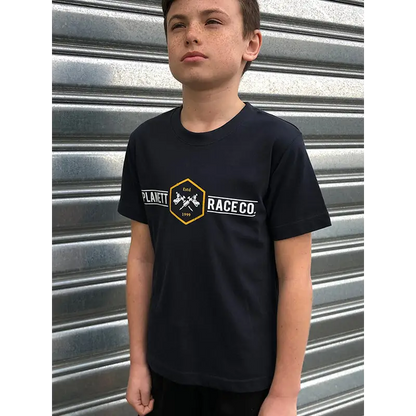 Tatt Gun Tee with Black Planet Race Co. on premium Australian cotton crew neck short sleeves