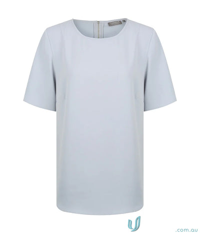 Light blue Short-Sleeved Dress from Taylor 1798WS perfect for uniforms or workwear