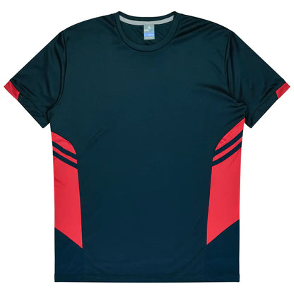 Thames Dark Tee - Navy/Red / A(S) - TEE