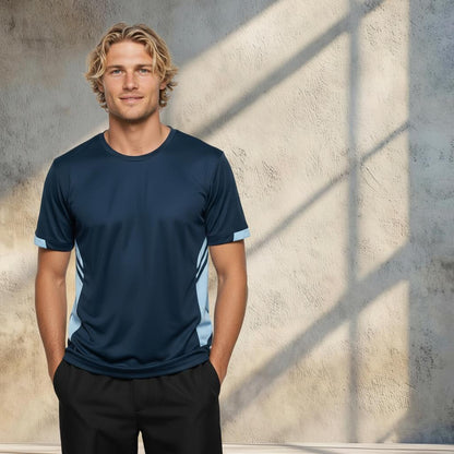 Thames Dark Tee - Navy/Sky / A(S) - TEE
