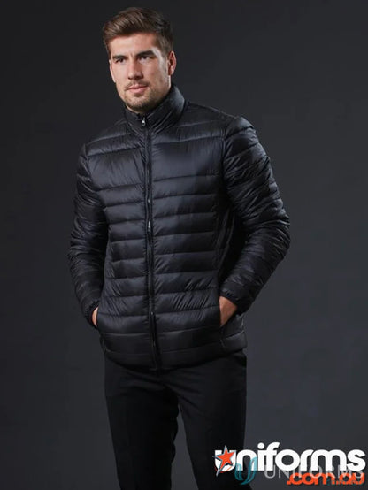 Black Puffer Jacket The Youth Puffer with enhanced thermal properties and internal pockets