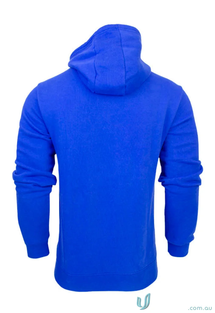 Blue hooded sweatshirt from Torquay workwear uniform collection perfect for casual uniforms