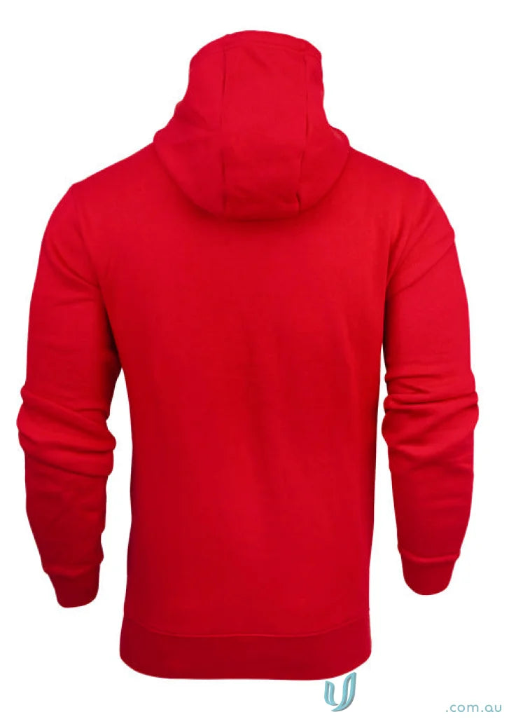 Red hooded sweatshirt from Torquay workwear collection, perfect for uniforms