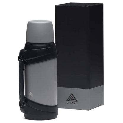 ToughTank 2.0L Flask: Ion Grit double walled stainless steel thermos, BPA free, vacuum insulated