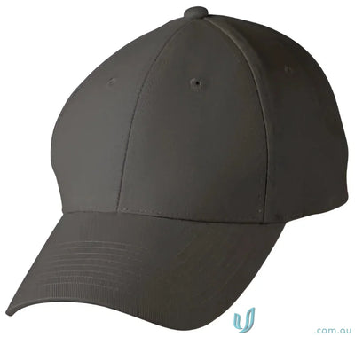Gray heavy brushed cotton traditional cap perfect for a laid-back look Spirit Traditional Cap