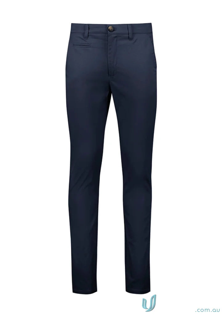 Navy blue slim-fit Traveller Tapered Stretch Chino Pant RGP263M for men