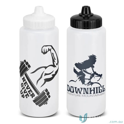 Two Trek bottles with jet stream cap for merchandise sales and outdoor adventures