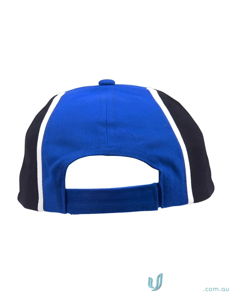 Blue and black tri-colour cap perfect for uniforms or workwear style