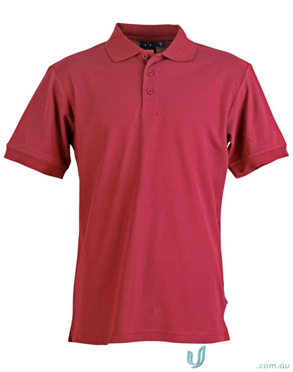Red pique polo from Winning Spirit TrueDry Connection for your game day look