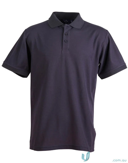 Dark blue Winning Spirit TrueDry Connection Pique Polo shirt for sports and casual wear