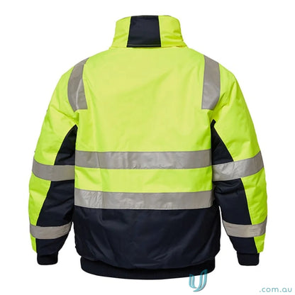 Reflective bomber Typhoon HiViz taped jacket from Workcraft Typhoon HiViz collection