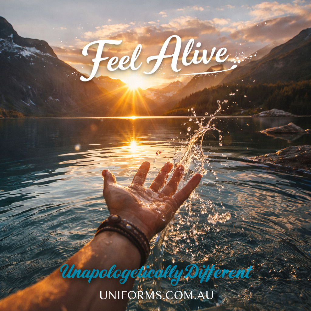 Hand reaching into water wearing PS71 ultrafine cotton pique polo bracelet