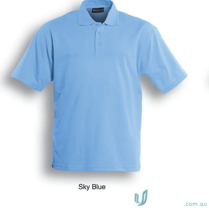 Sky blue basic polo shirt perfect for uniforms and workwear from Basic Polo collection