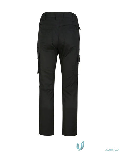 Black black cargo pants from Unisex Cotton Stretch Rip Stop Work Pants collection