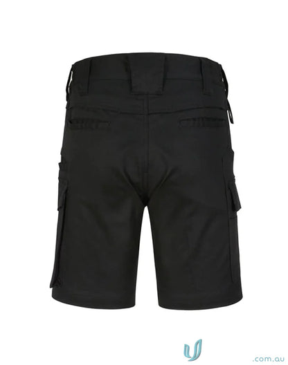 Black cargo shorts from WP27 Unisex Cotton Stretch Rip Stop Work Shorts collection