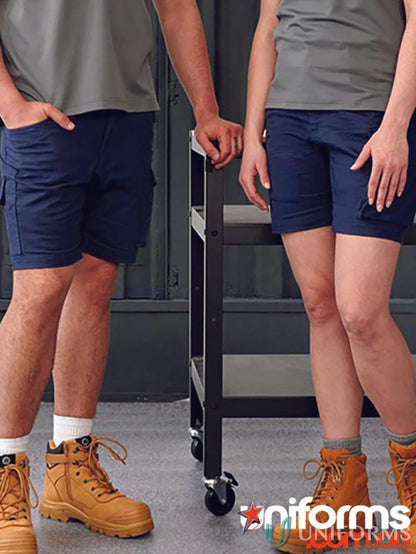 Unisex Cotton Stretch Rip Stop Work Shorts with Boots for durable workwear WPA27 Unisex Cotton