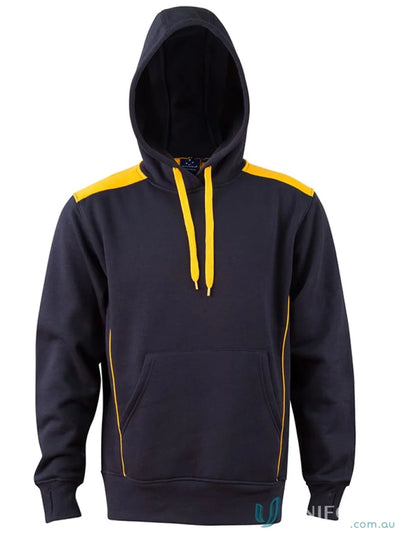 Navy and gold Unisex Croxton Hoodie available in kids versions, perfect fl19 croxton hoodie style